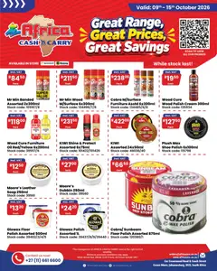 Preview of Africa Cash & Carry flyer valid from 09/10/2026