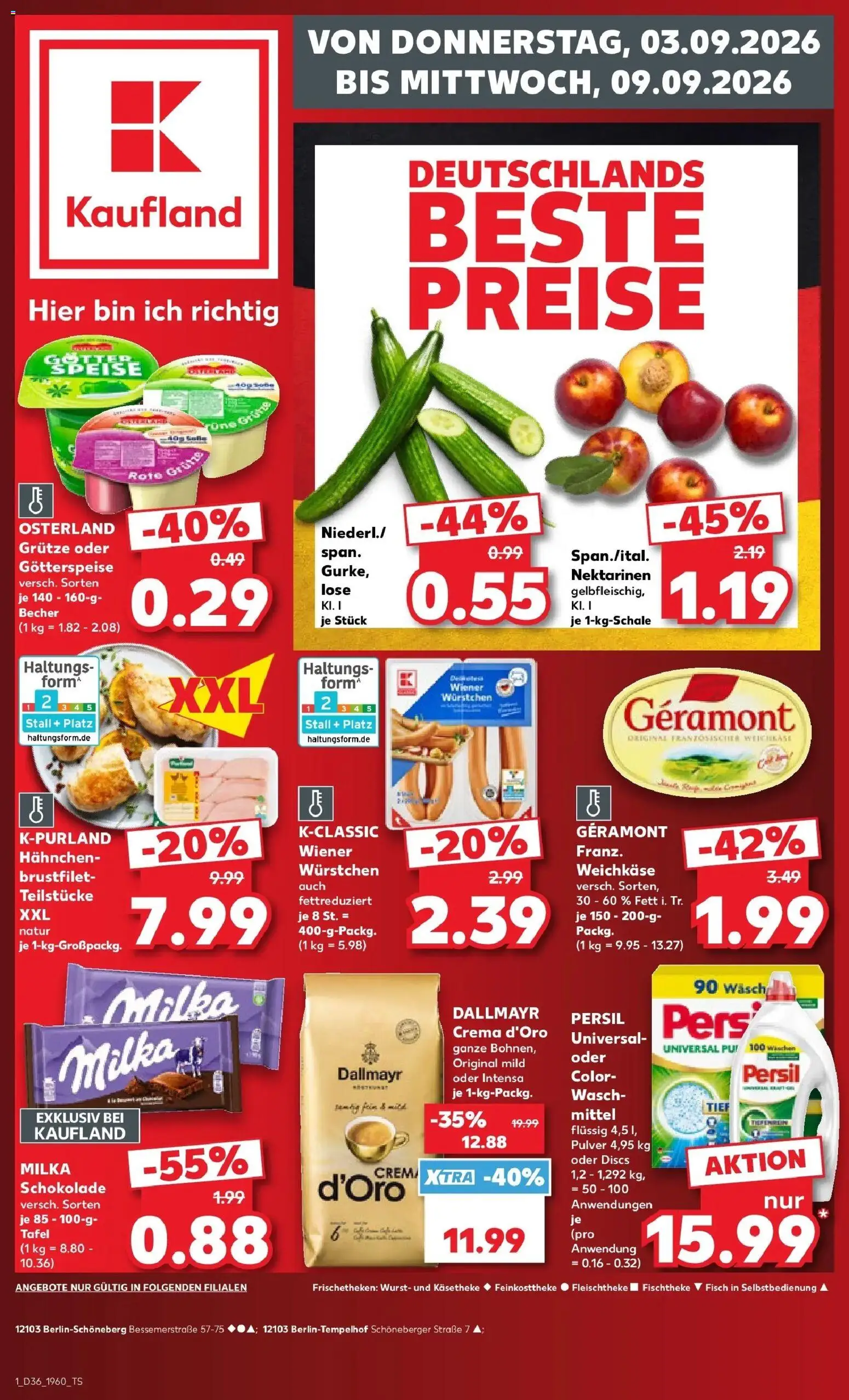 Vorschau von dem Prospekt des Geschäftes Kaufland, gültig ab dem 03.09.2026