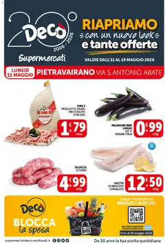 Anteprima dell'opuscolo Decò volantino Supermercati Pietravairano dal negozio Decò valido da 11/05/2026