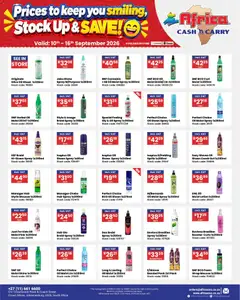 Preview of Africa Cash & Carry flyer valid from 10/09/2026