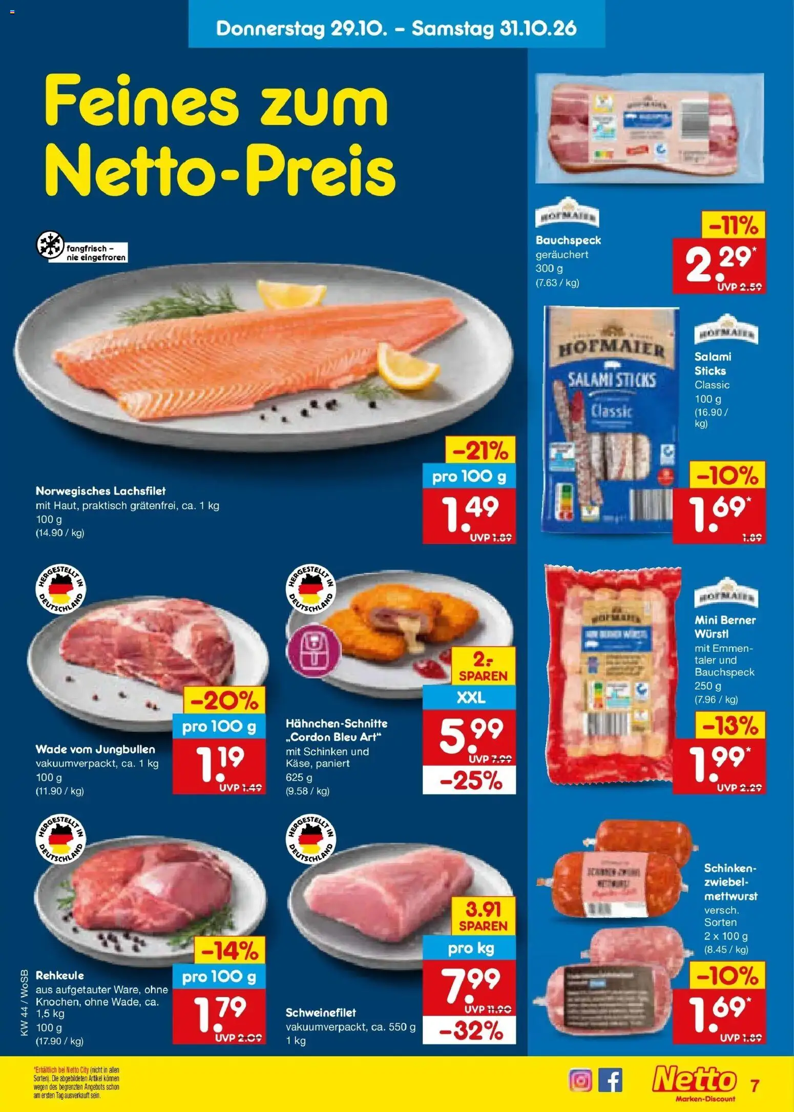 Vorschau von dem Prospekt des Geschäftes Netto Marken-Discount, gültig ab dem 26.10.2026