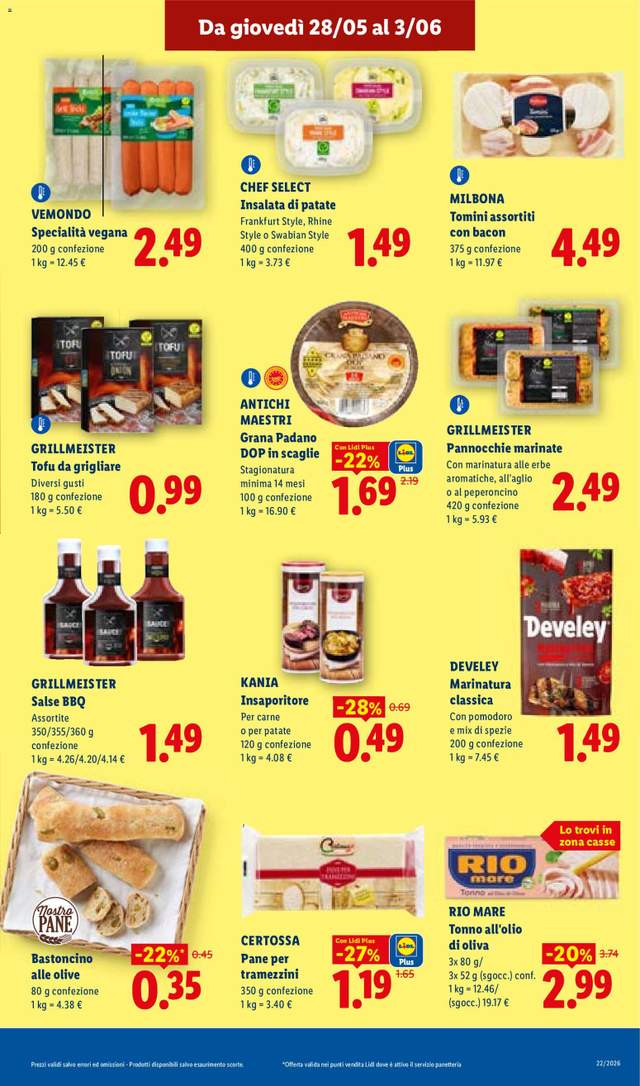 Nuovo volantino Lidl dal 28/05