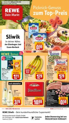 Vorschau von dem Prospekt des Geschäftes Rewe, gültig ab dem 10.08.2026