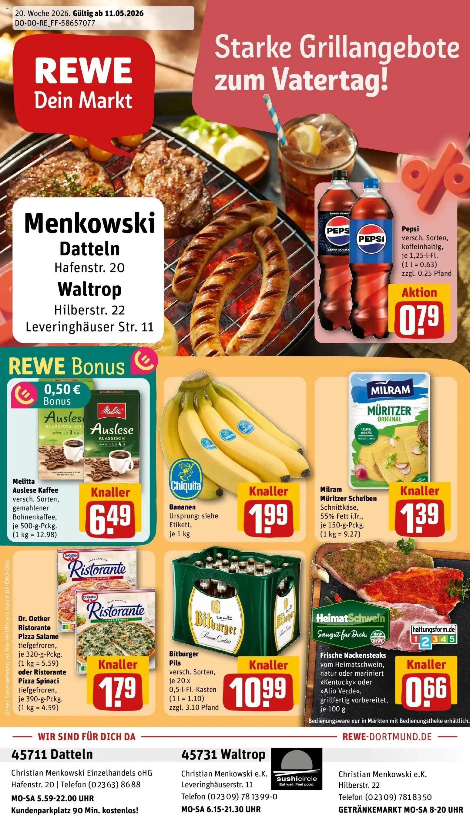 Vorschau von dem Prospekt des Geschäftes Rewe, gültig ab dem 10.05.2026