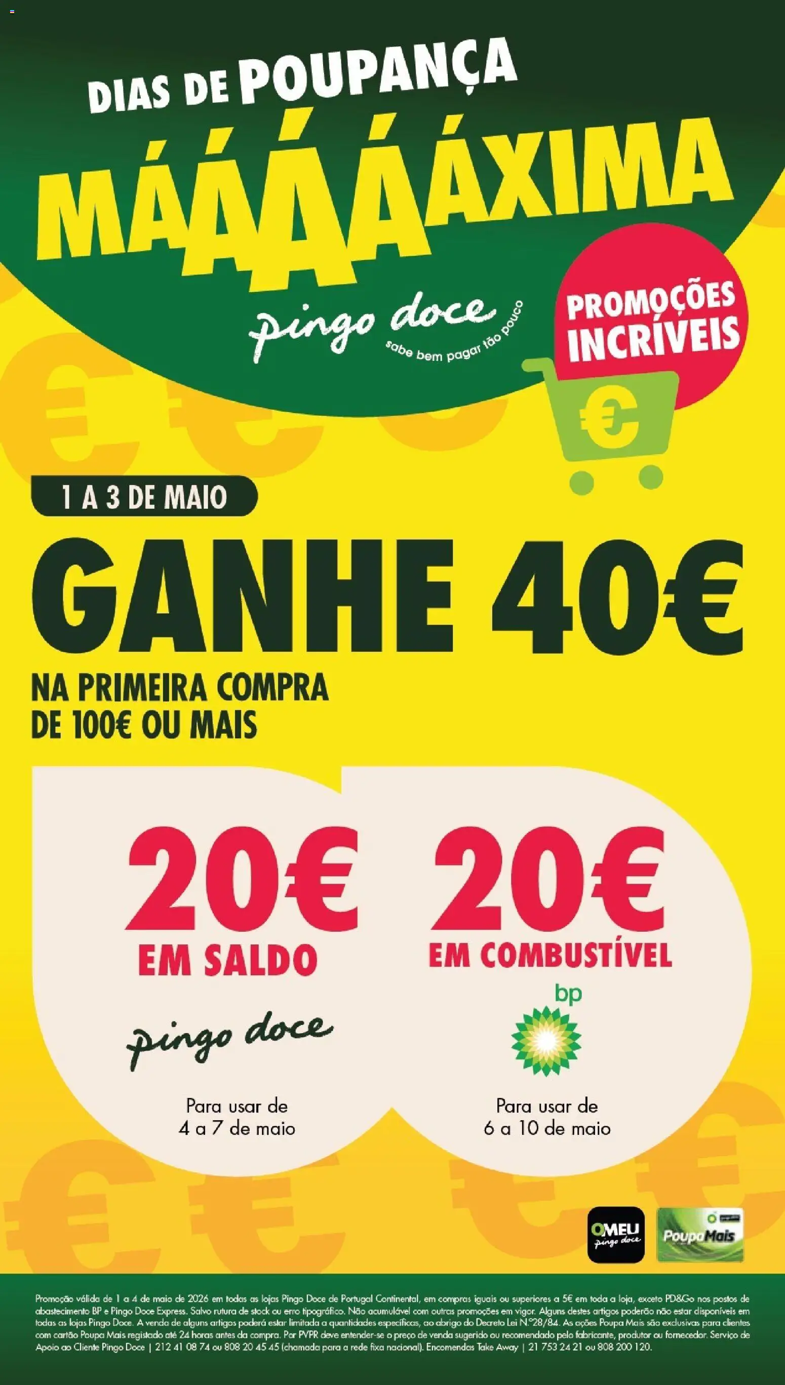 Pré-visualização do folheto da loja Pingo Doce válida a partir de 01/05/2026