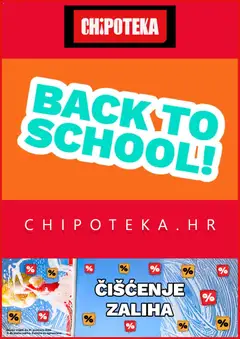 Pregled letka Chipoteka Katalog trgovine Chipoteka vrijedi od 02.09.2026