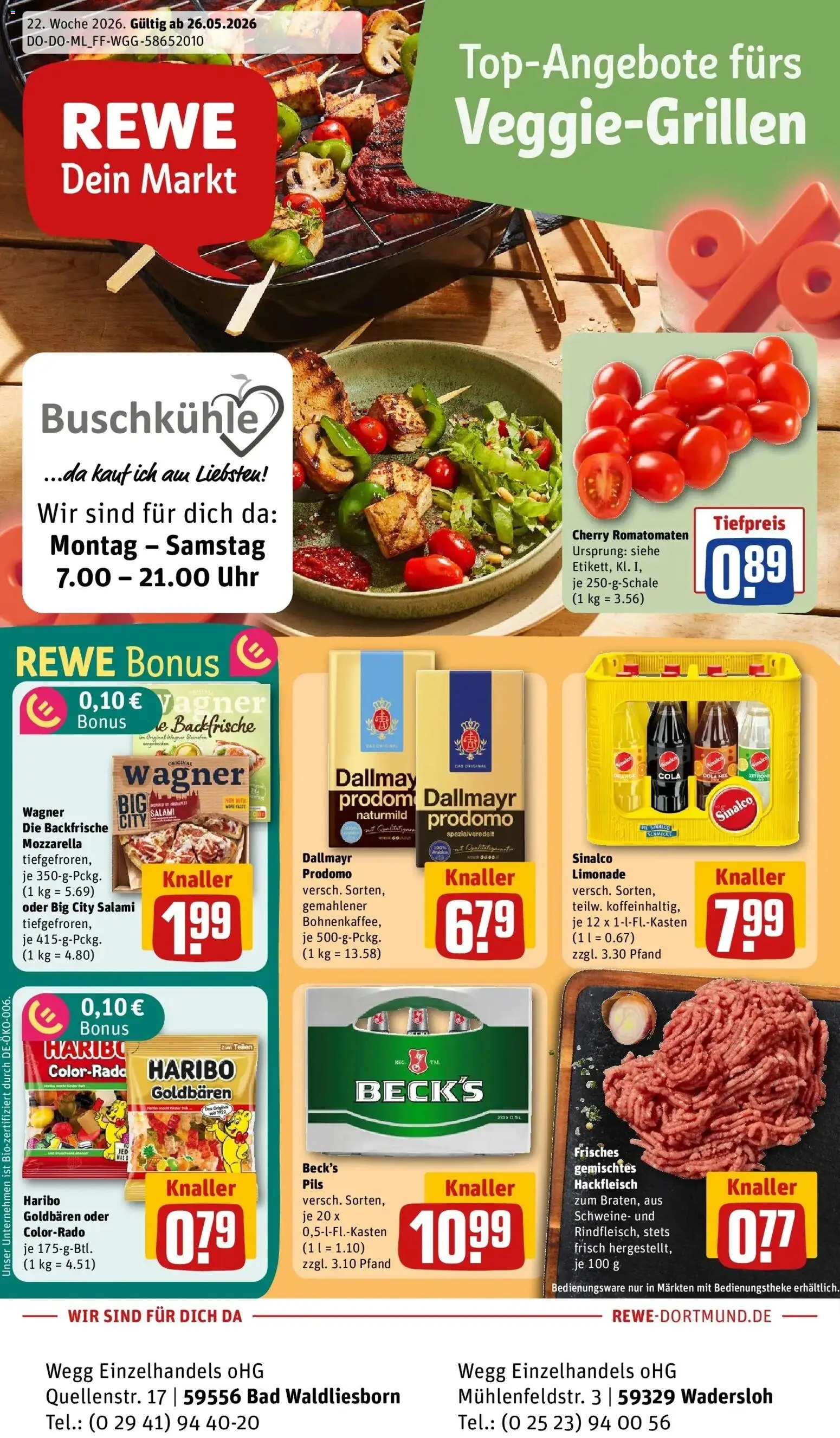 Vorschau von dem Prospekt des Geschäftes Rewe, gültig ab dem 26.05.2026