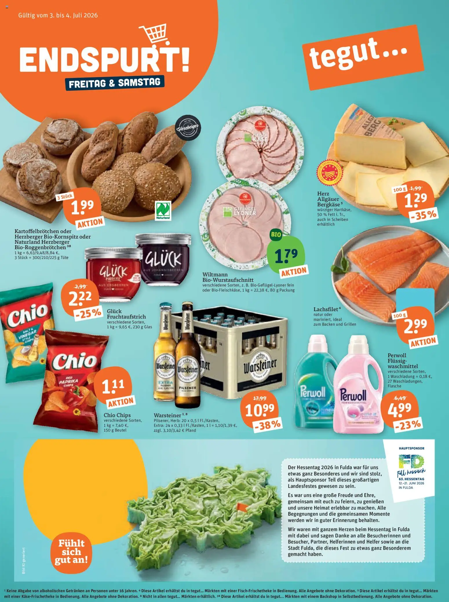 Vorschau von dem Prospekt des Geschäftes Tegut, gültig ab dem 29.06.2026