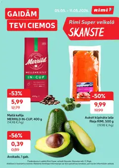 Skatīt Rimi akciju bukletu, derīgs no 05.05.2026.