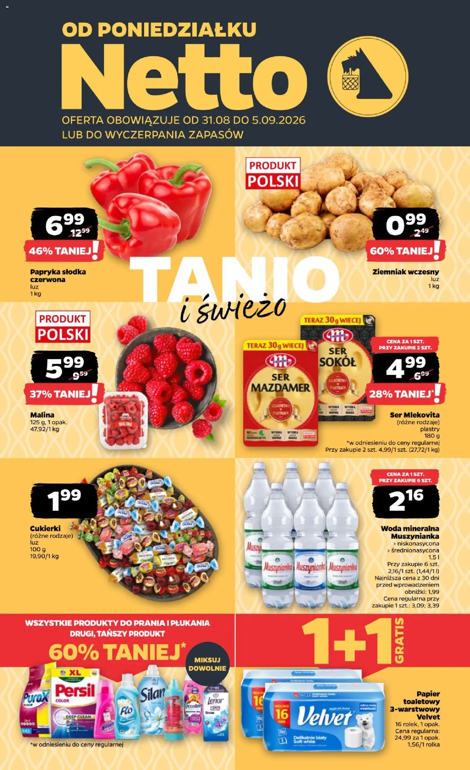 Pogląd gazetki "Netto gazetka od poniedziałku" ze sklepu Netto ważnej od 31.08.2026