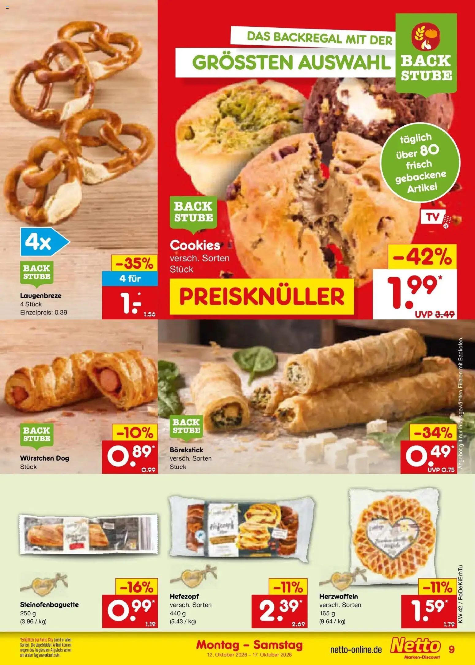 Vorschau von dem Prospekt des Geschäftes Netto Marken-Discount, gültig ab dem 12.10.2026