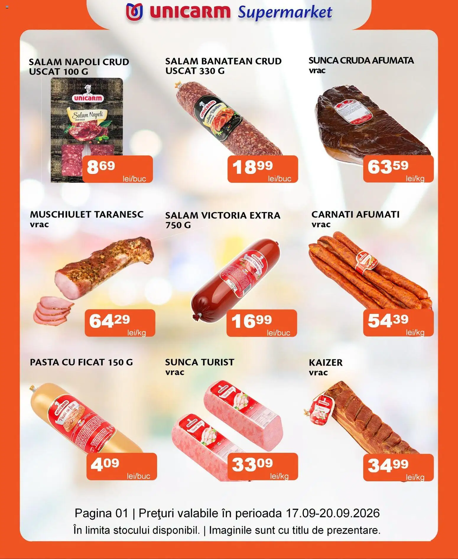 Previzualizarea de cataloage: Unicarm Unicarm Catalog Carne valabil de la 17.09.2026