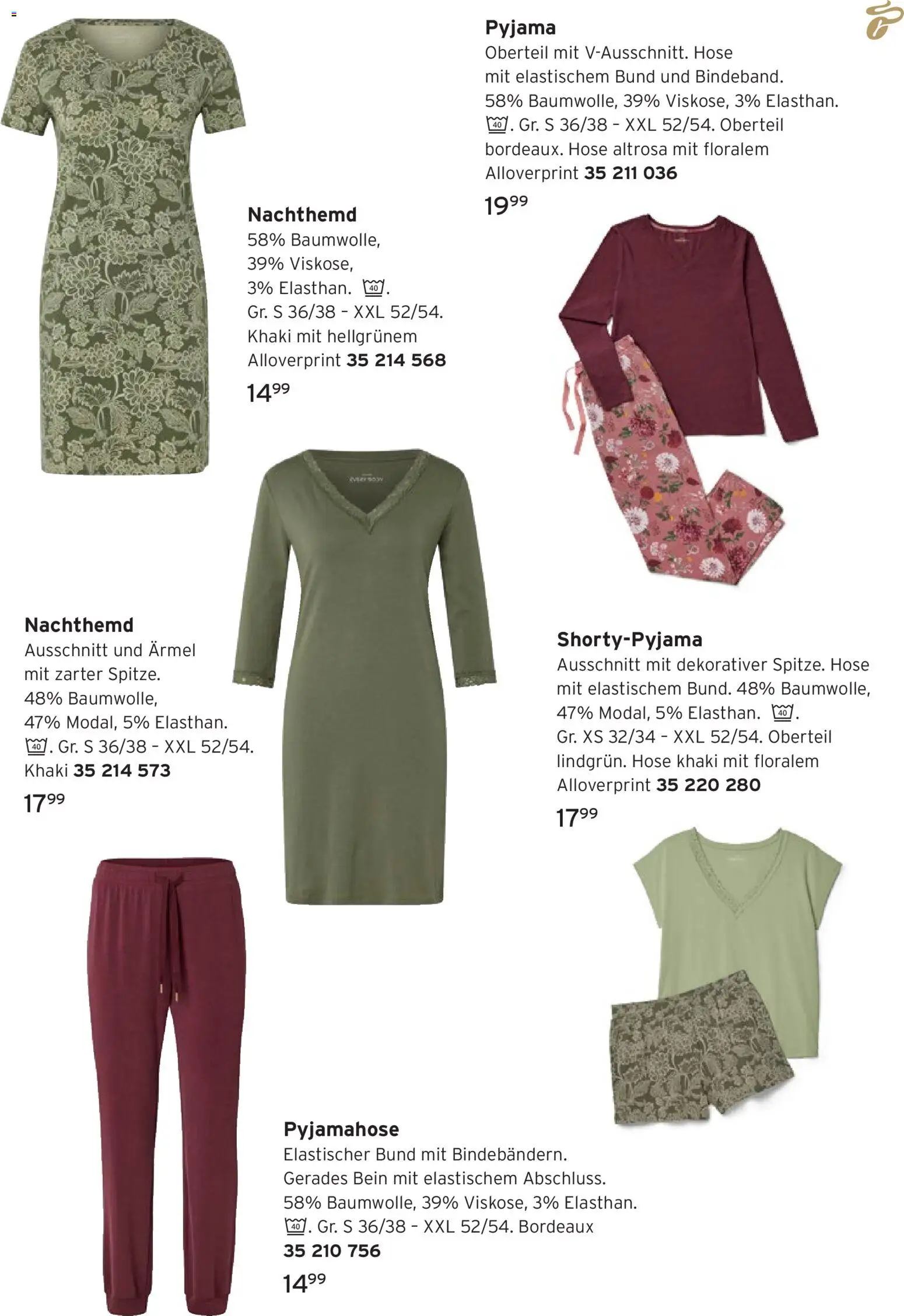 Vorschau von dem Prospekt des Geschäftes Tchibo, gültig ab dem 26.08.2026 - Pyjama, Hose