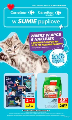 Pogląd gazetki "Carrefour gazetka - Pupilove" ze sklepu Carrefour ważnej od 14.09.2026