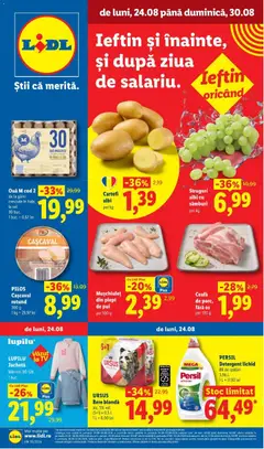 Previzualizarea de cataloage: Lidl Lidl Catalog valabil de la 24.08.2026