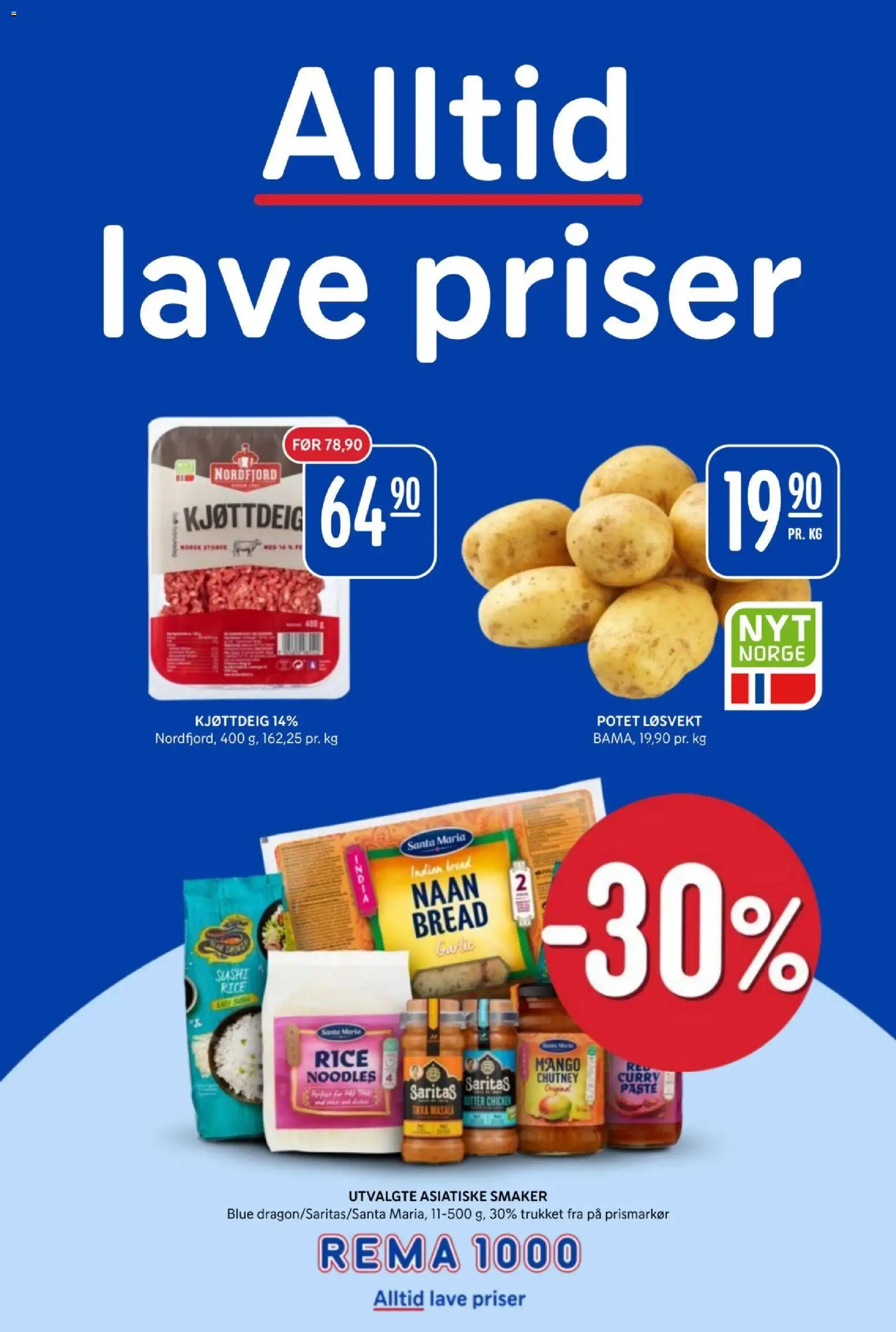 Forhåndsvis Rema 1000 kundeavis fra butikk Rema 1000 gyldig fra 13/09/2026