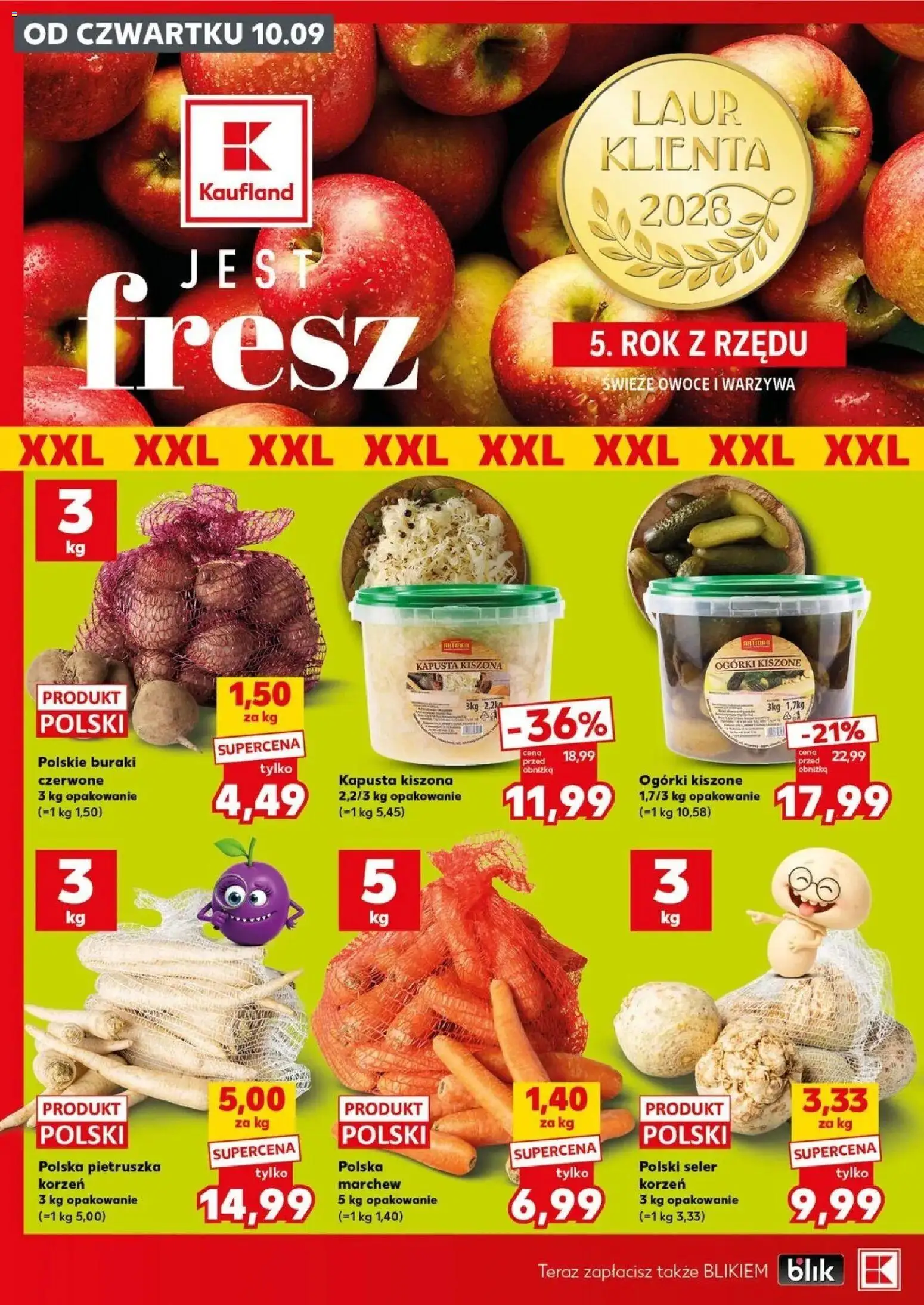 Pogląd gazetki "Kaufland gazetka - Mocny start" ze sklepu Kaufland ważnej od 14.09.2026