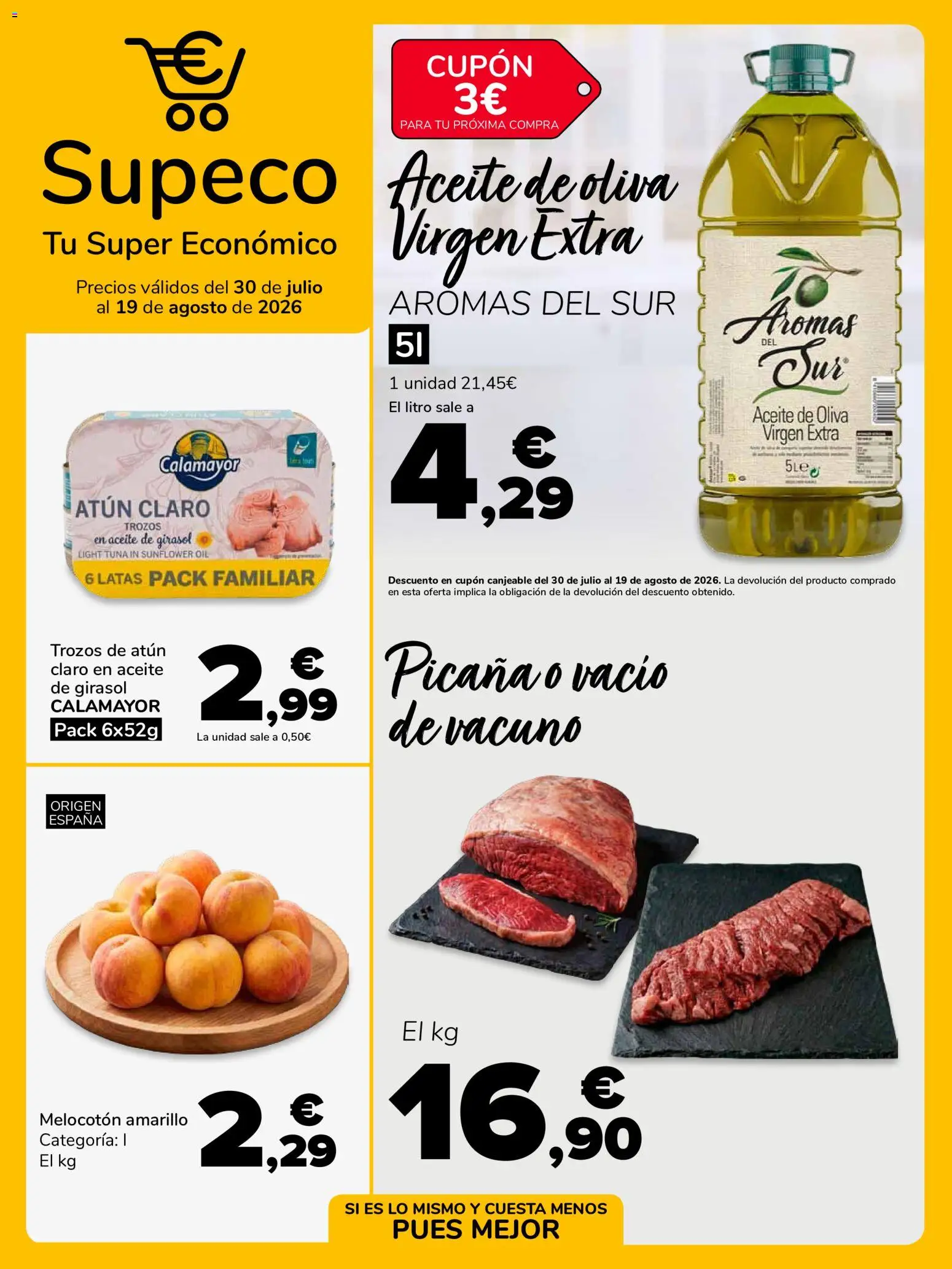Vista previa del folleto de la tienda Supeco válido desde el 30/07/2026 