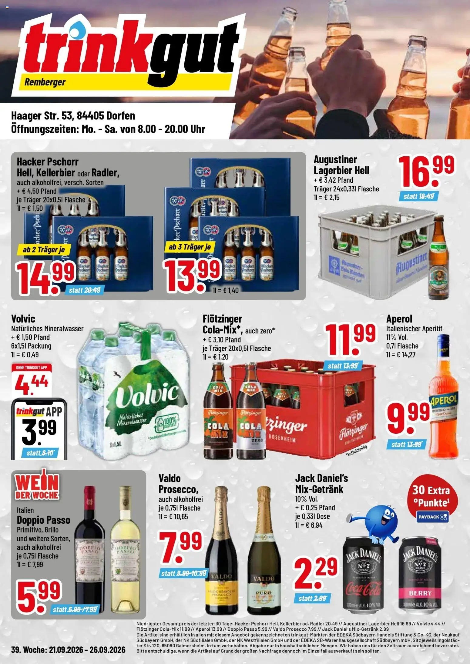 Vorschau von dem Prospekt des Geschäftes Trinkgut, gültig ab dem 21.09.2026