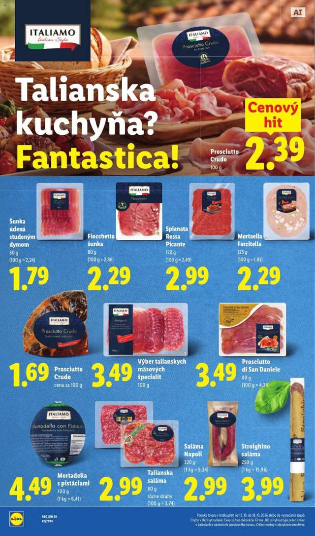 Nový Lidl leták od 12.10.