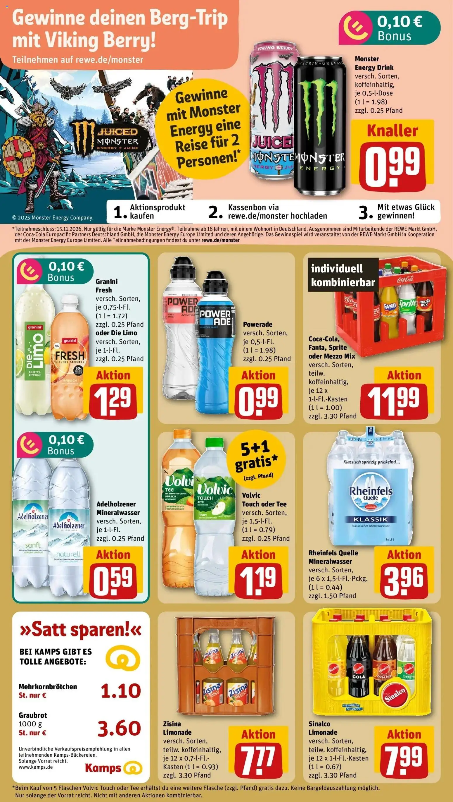 Vorschau von dem Prospekt des Geschäftes Rewe, gültig ab dem 26.10.2026