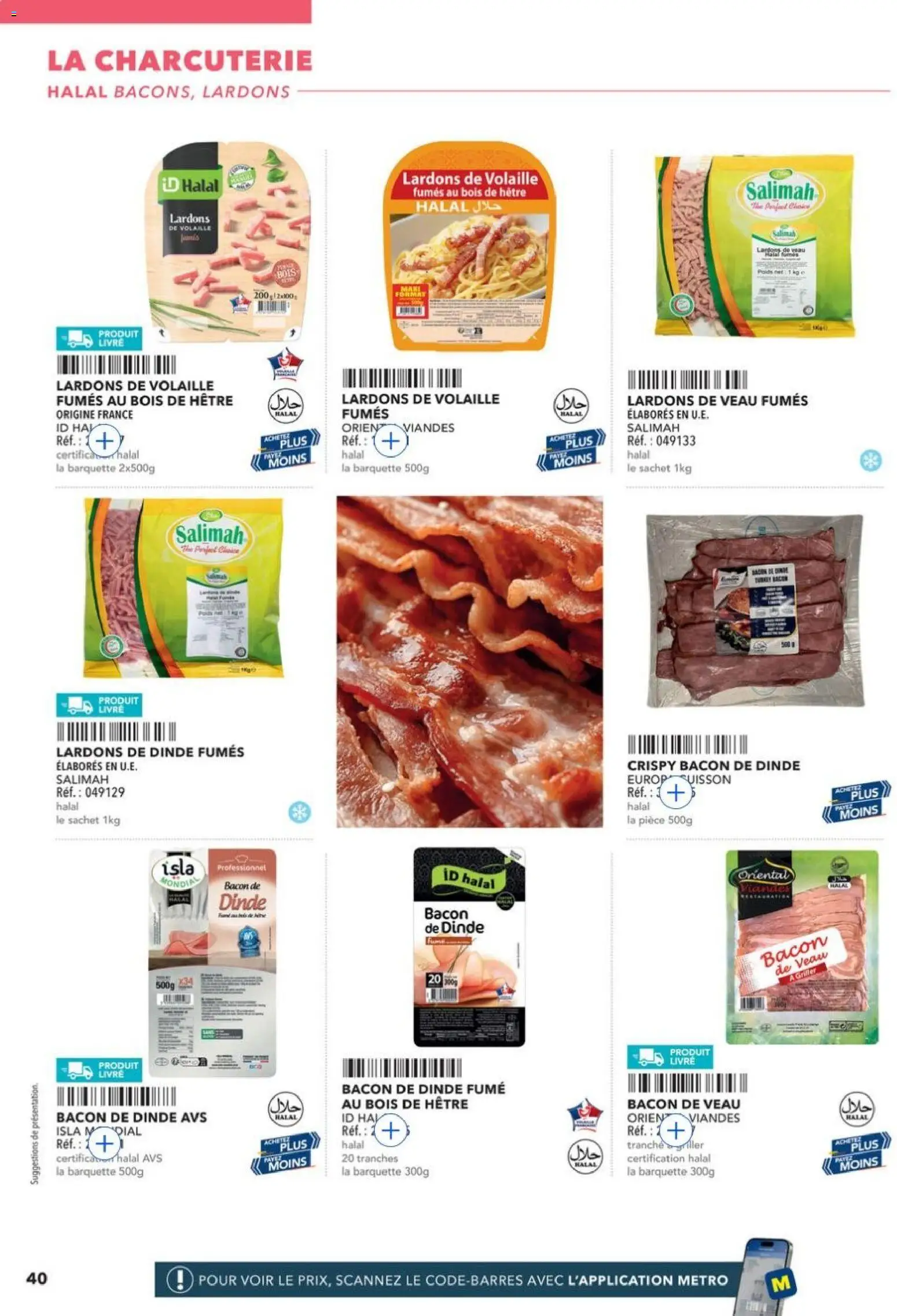 Prévisualisation de METRO - Guide Italie du magasin METRO formulaire valide 28/05/2026 - Livre, Charcuterie, Dinde, Poids, Volaille, Lardons, Bacon