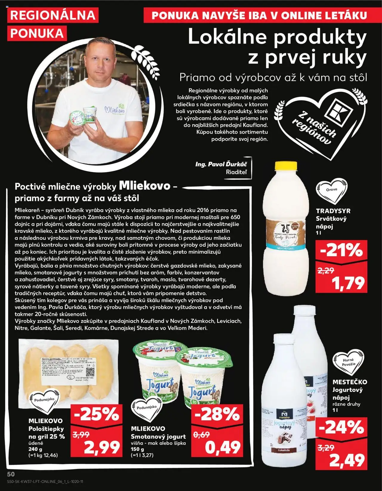 Náhľad Kaufland letáku platného od 11.09.2025 - Gril, Stôl, Mak, Jogurt
