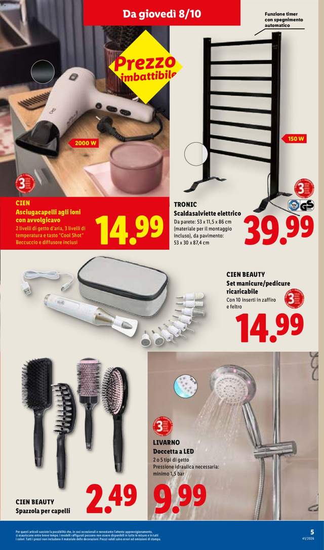 Nuovo volantino Lidl dal 08/10