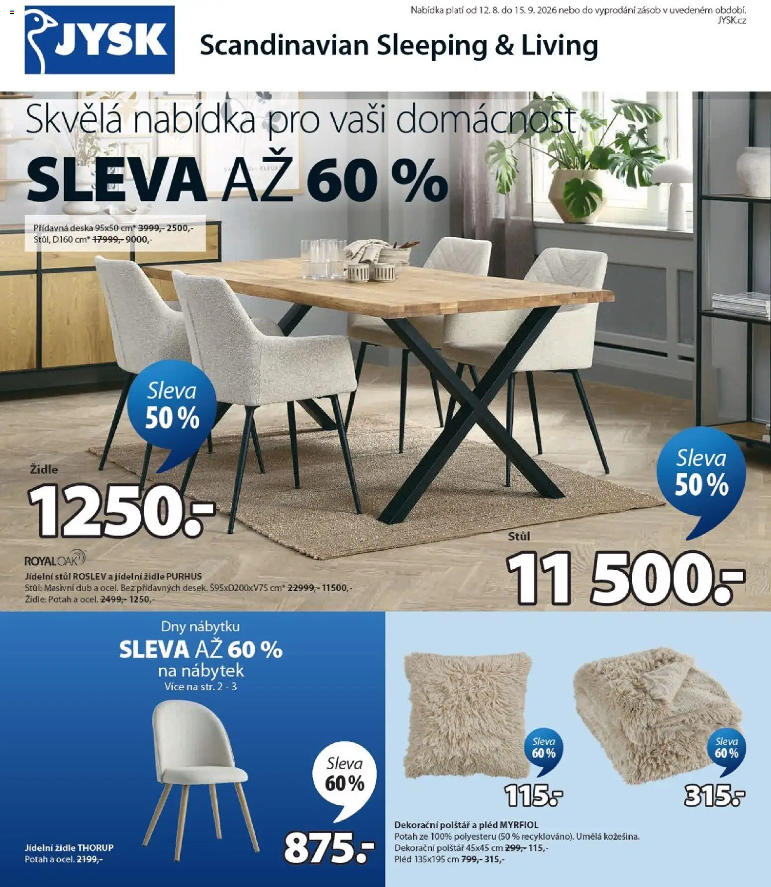 Náhled nabídky: JYSK JYSK leták platný od 12.08.2026