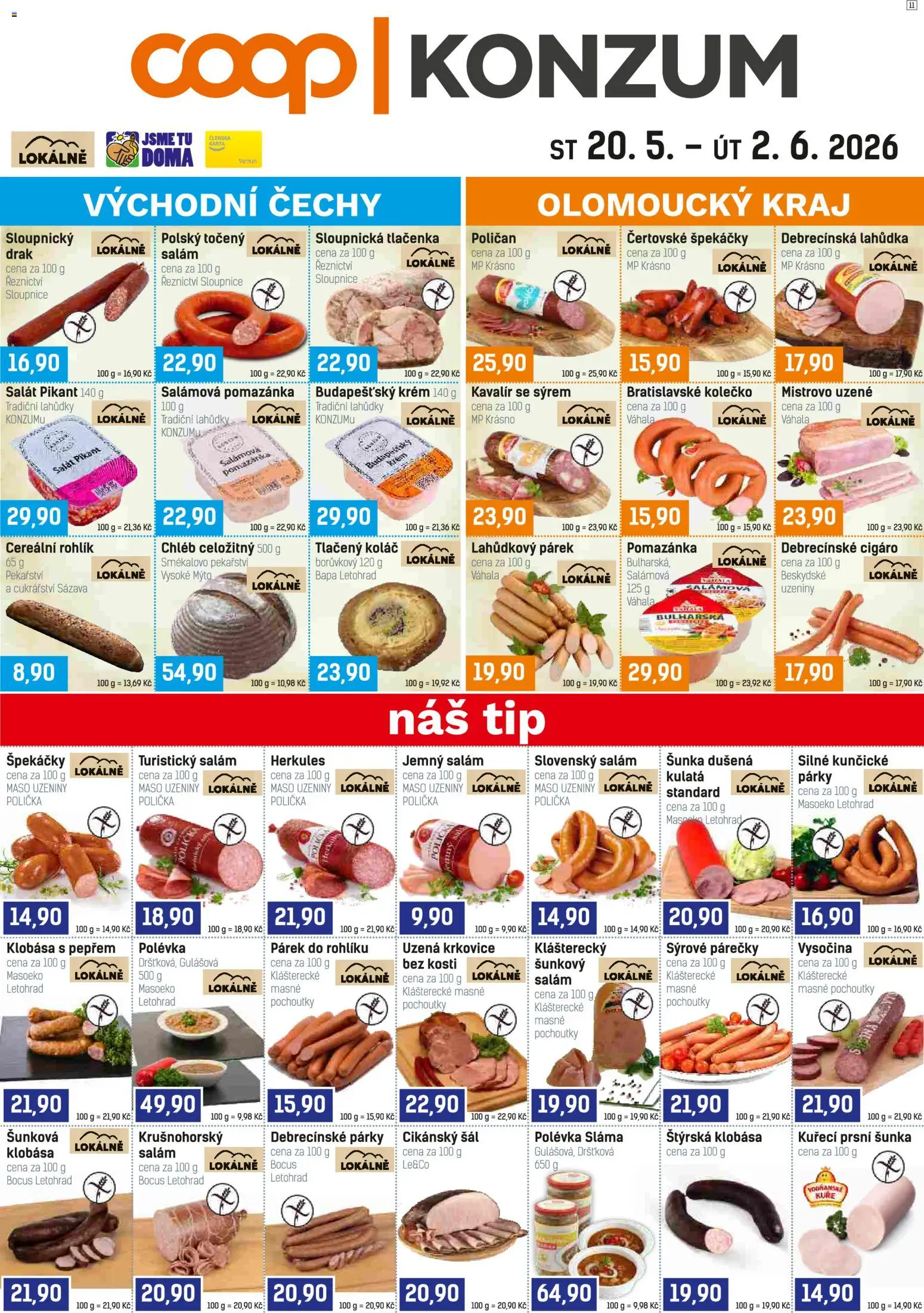 Náhled nabídky: Konzum Konzum leták platný od 20.05.2026