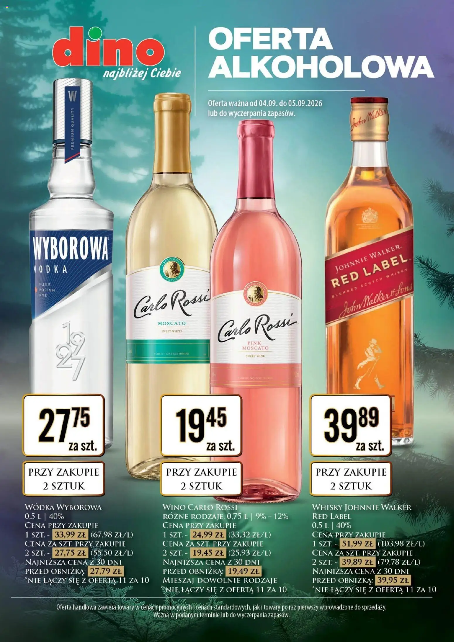 Pogląd gazetki "Dino gazetka alkoholowa" ze sklepu Dino ważnej od 04.09.2026