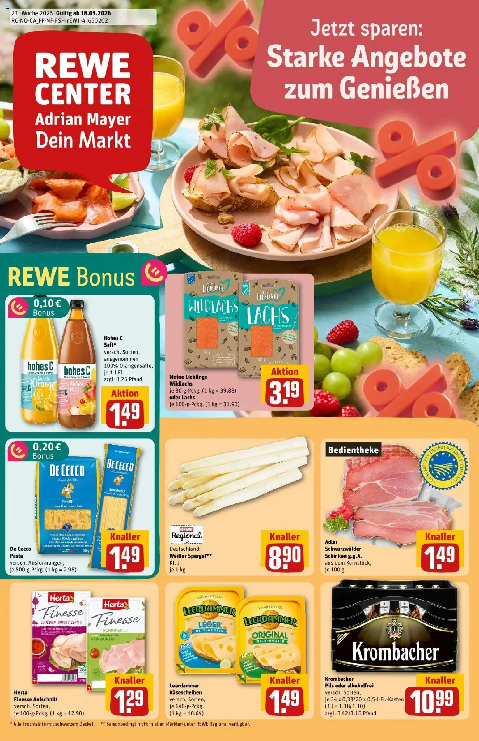 Vorschau von dem Prospekt des Geschäftes Rewe, gültig ab dem 17.05.2026