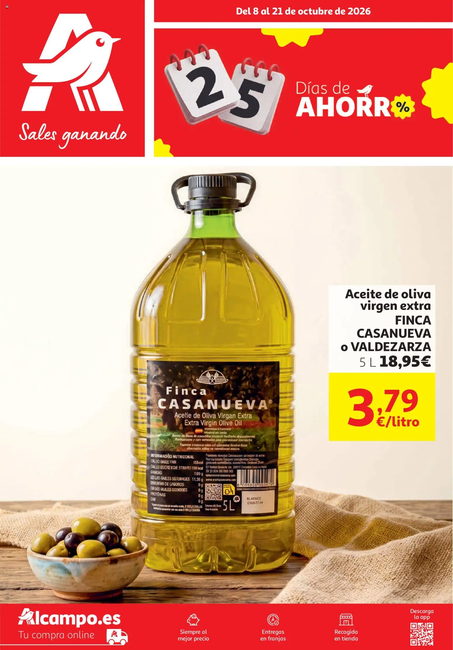 Vista previa del folleto de la tienda Alcampo válido desde el 08/10/2026 