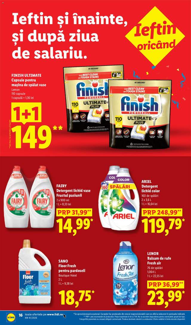 Noul catalog Lidl de la 05.10.