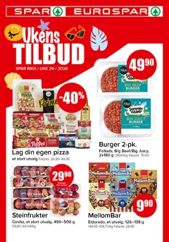 Forhåndsvis Spar kundeavis fra butikk Spar gyldig fra 13/07/2026
