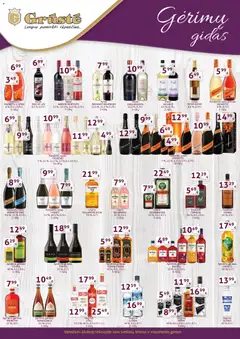GRUSTE parduotuvės leidinio GRUSTE leidinys - Gėrimų gidas galiojančio nuo 2026.07.11 peržiūra
