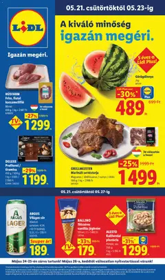 Lidl - Lidl akciós újság megtekintése, amely érvényes 2026.05.21.-től