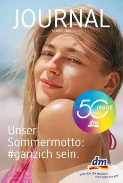 Vorschau der Angebote: dm drogerie markt dm drogerie markt Journal August 2026 gültig ab 13.08.2026