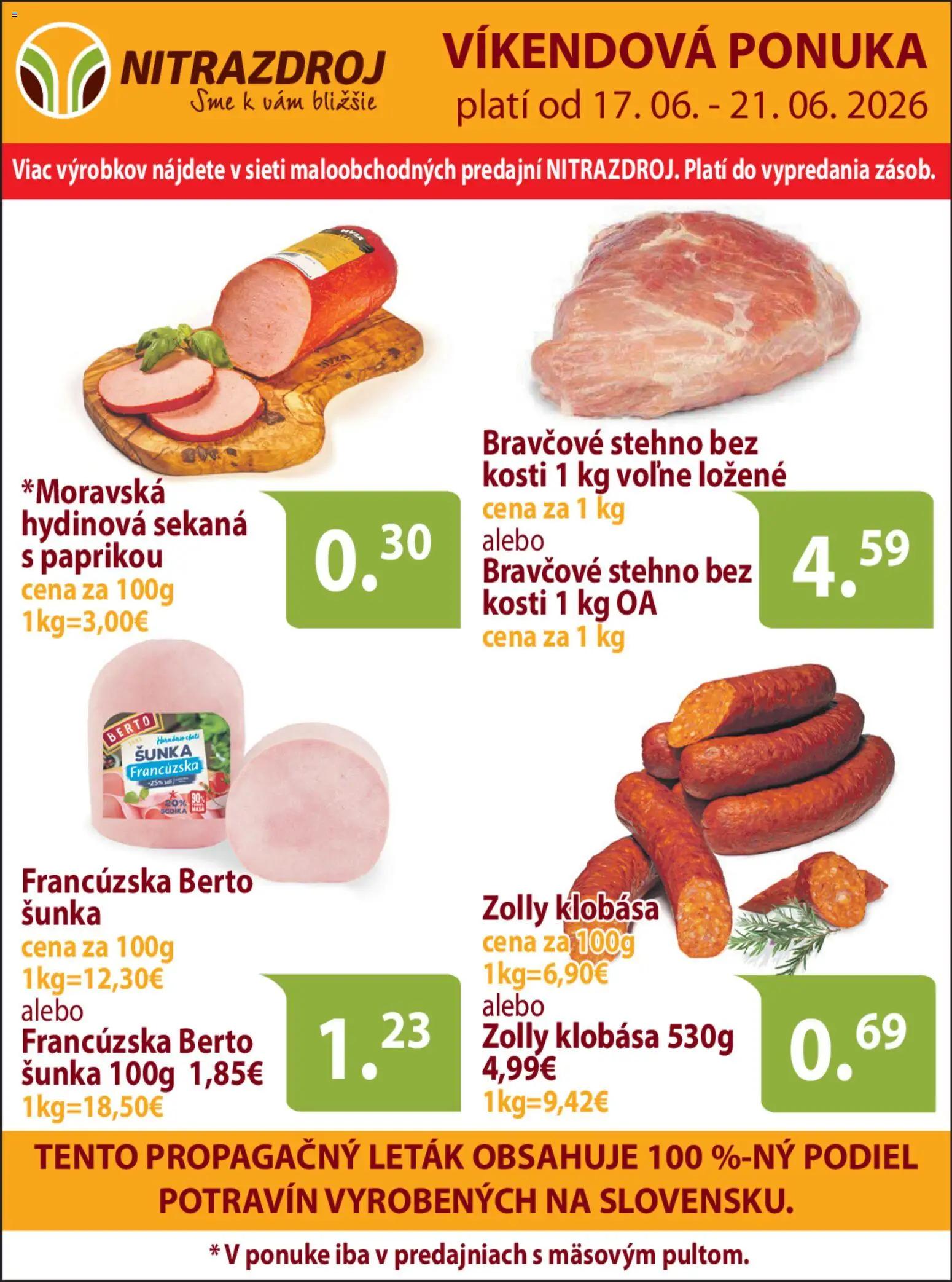 Náhľad Nitrazdroj letáku platného od 17.06.2026