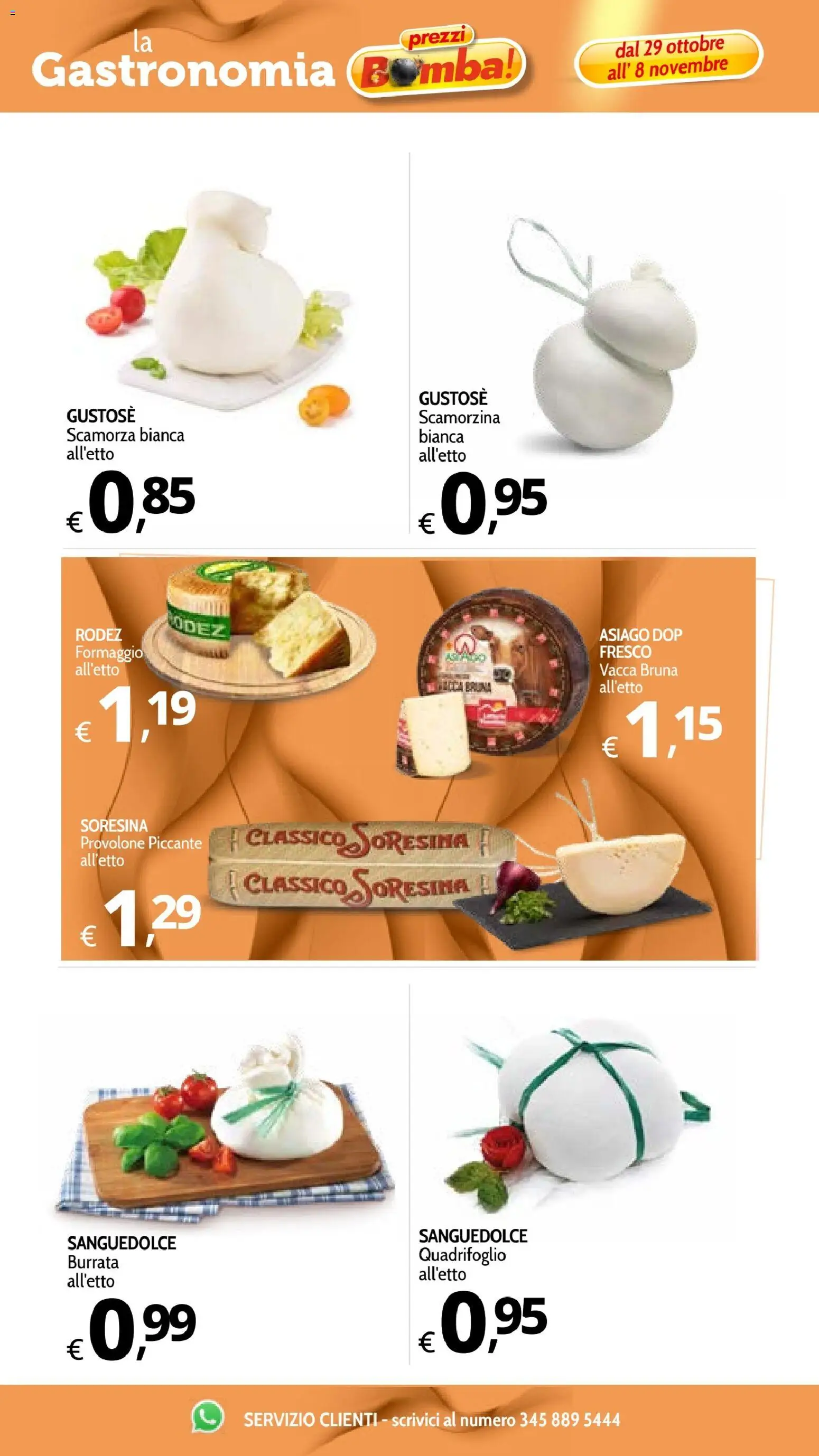 Anteprima dell'opuscolo Primo Prezzo volantino dal negozio Primo Prezzo valido da 29/10/2026 - Formaggio, Burrata, Provolone, Formaggio fresco