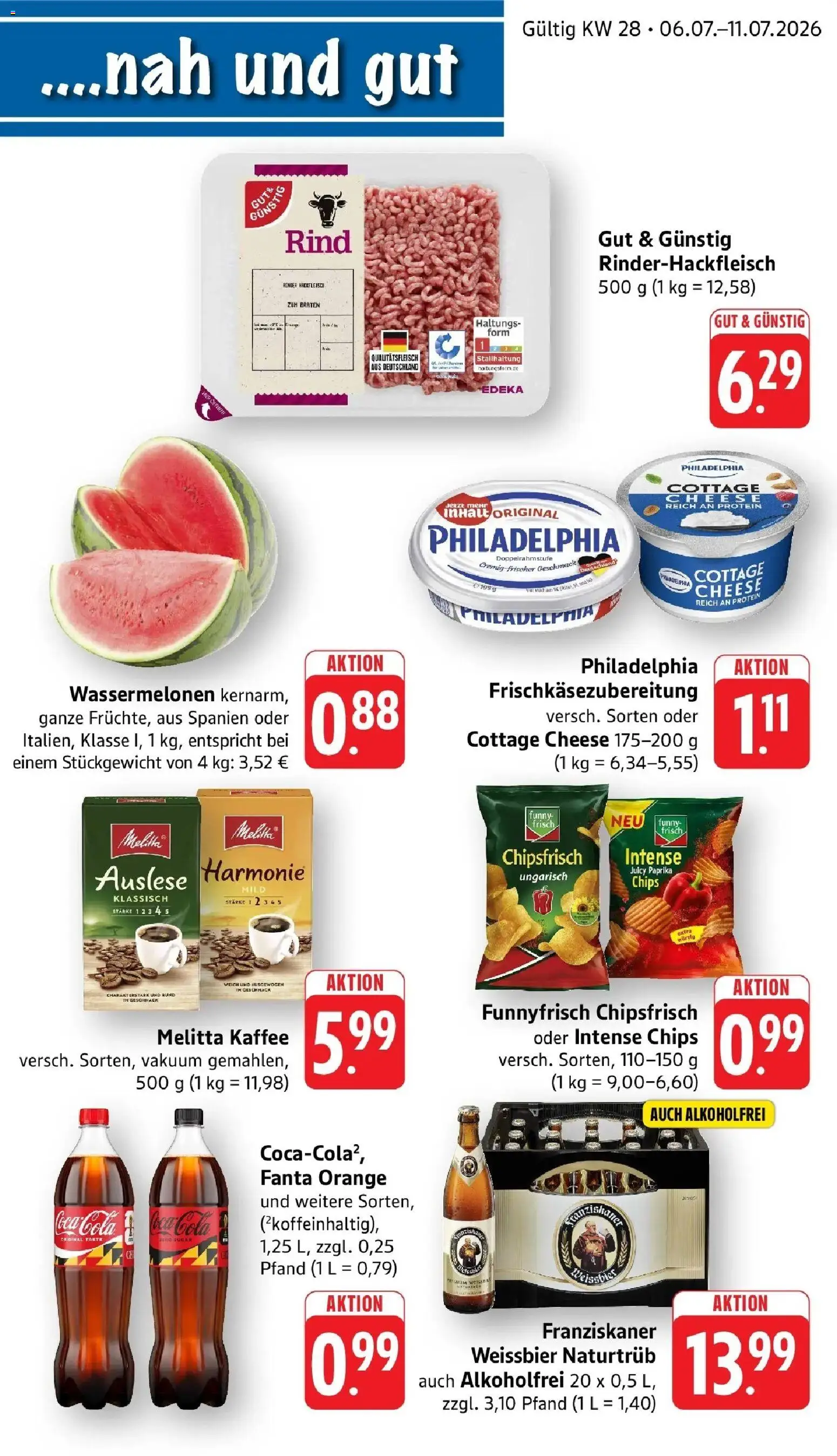 Vorschau von dem Prospekt des Geschäftes Edeka, gültig ab dem 05.07.2026