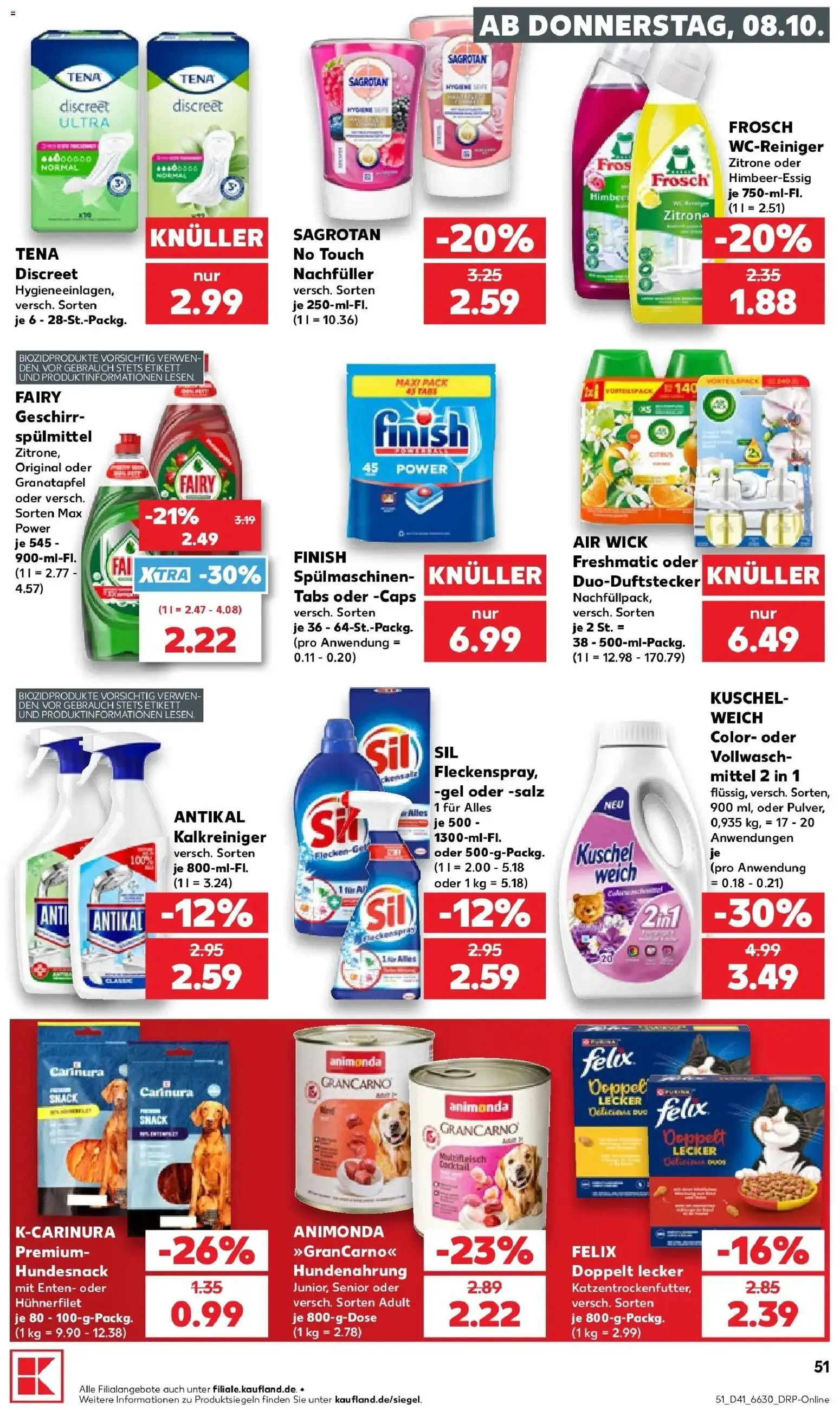 Vorschau von dem Prospekt des Geschäftes Kaufland, gültig ab dem 08.10.2026 - Granatapfel, Zitrone, Salz, Finish
