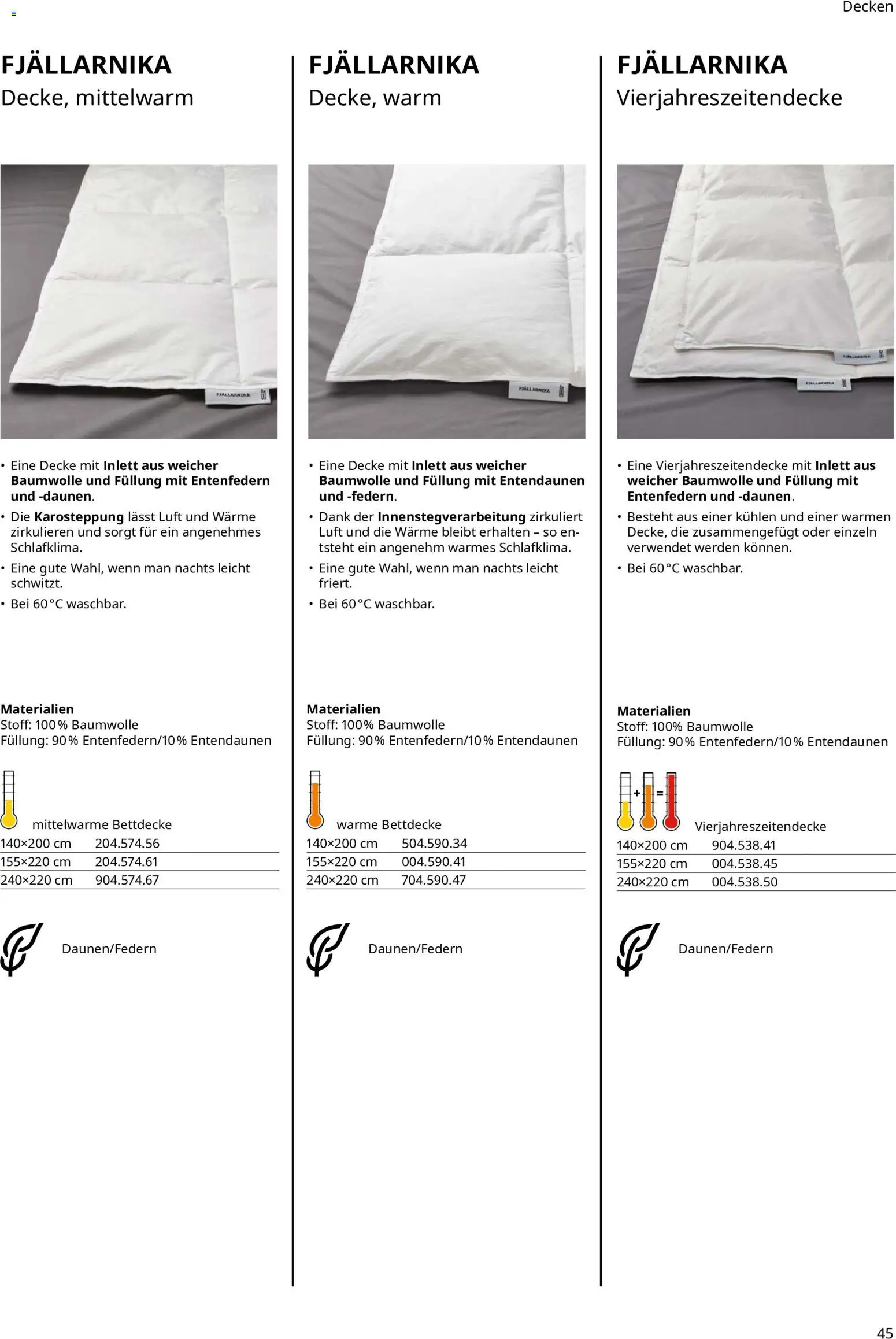 Vorschau von dem Prospekt des Geschäftes Ikea, gültig ab dem 16.09.2026 - Decke, Bettdecke