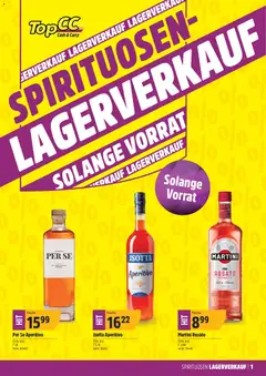 Vorschau des Merkblatts Aktionen Spirituosen vom Shop TopCC gültig von 26.01.2026 bis 
