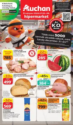Auchan - Auchan akciós újság megtekintése, amely érvényes 2026.07.02.-től