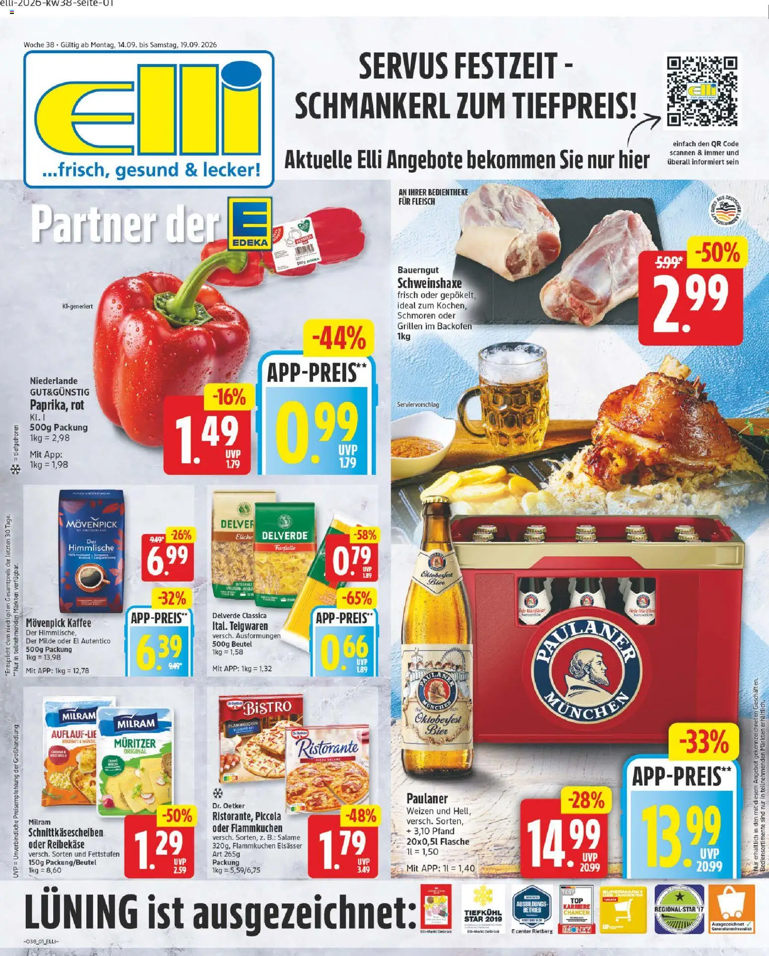Vorschau von dem Prospekt des Geschäftes Elli Markt, gültig ab dem 14.09.2026