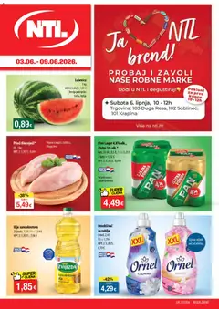 Pregled letka NTL Katalog trgovine NTL vrijedi od 03.06.2026