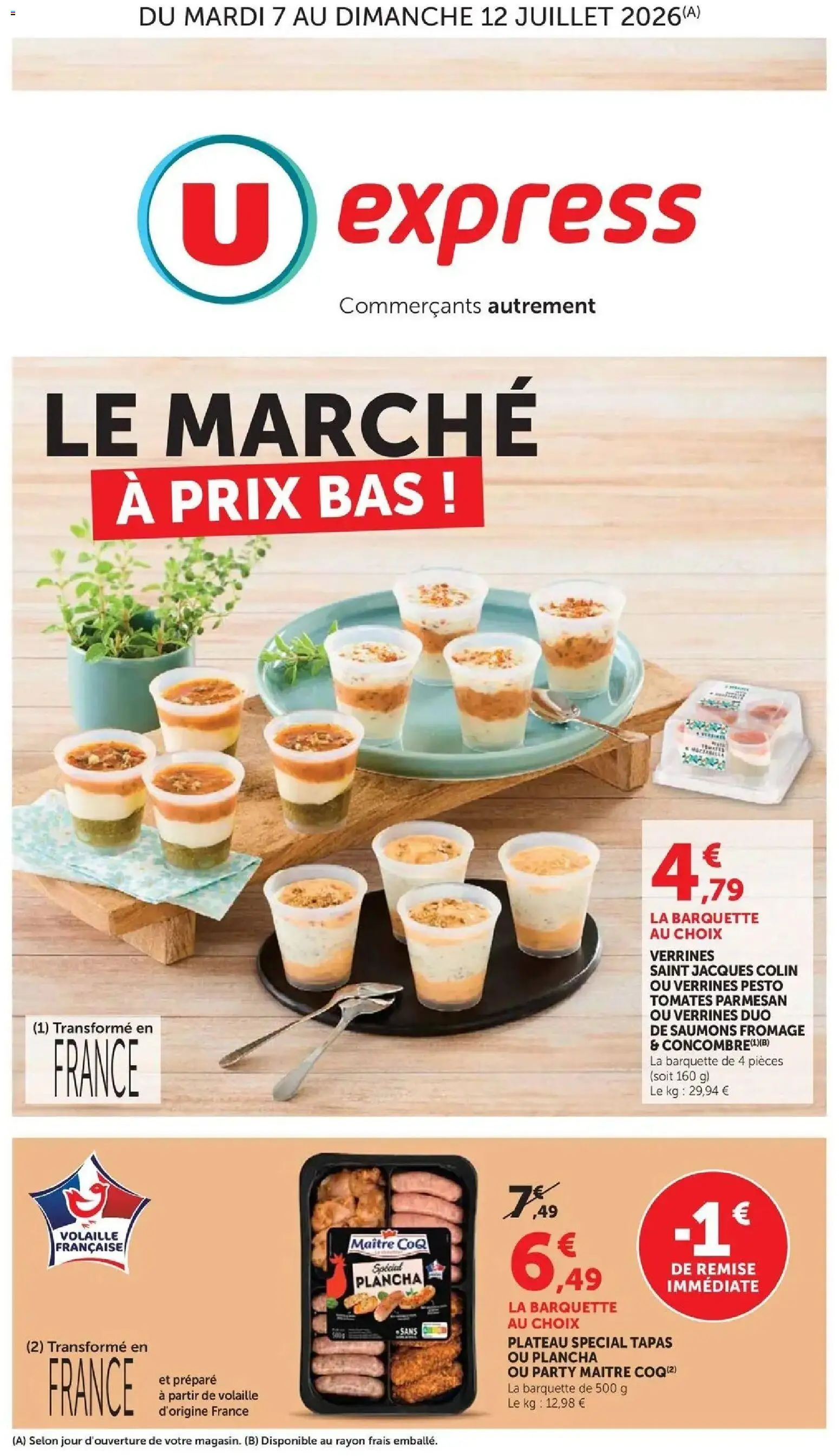 Prévisualisation de Catalogue U EXPRESS du magasin U Express formulaire valide 07/07/2026