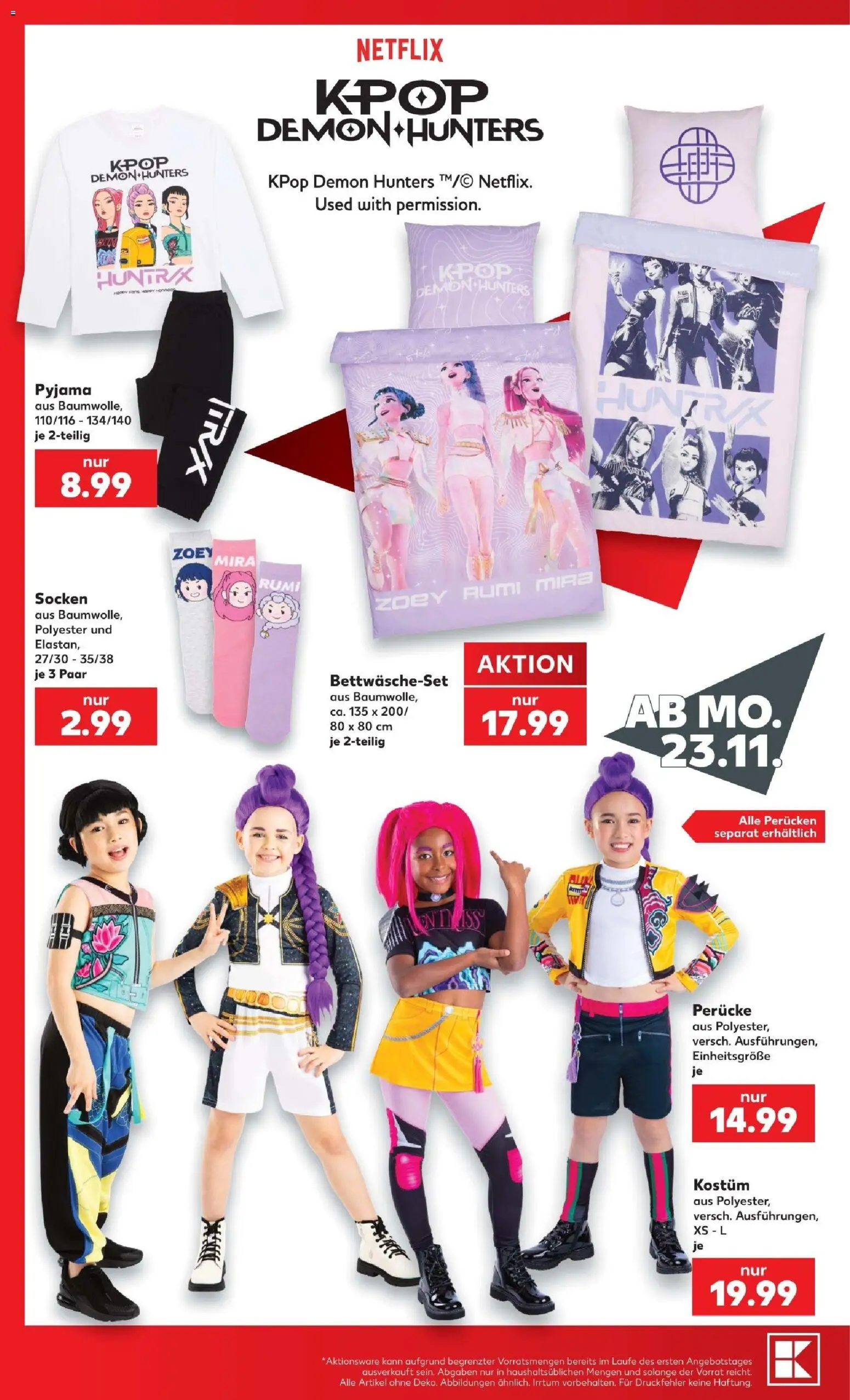 Vorschau von dem Prospekt des Geschäftes Kaufland, gültig ab dem 12.10.2026 - Pyjama, Socken