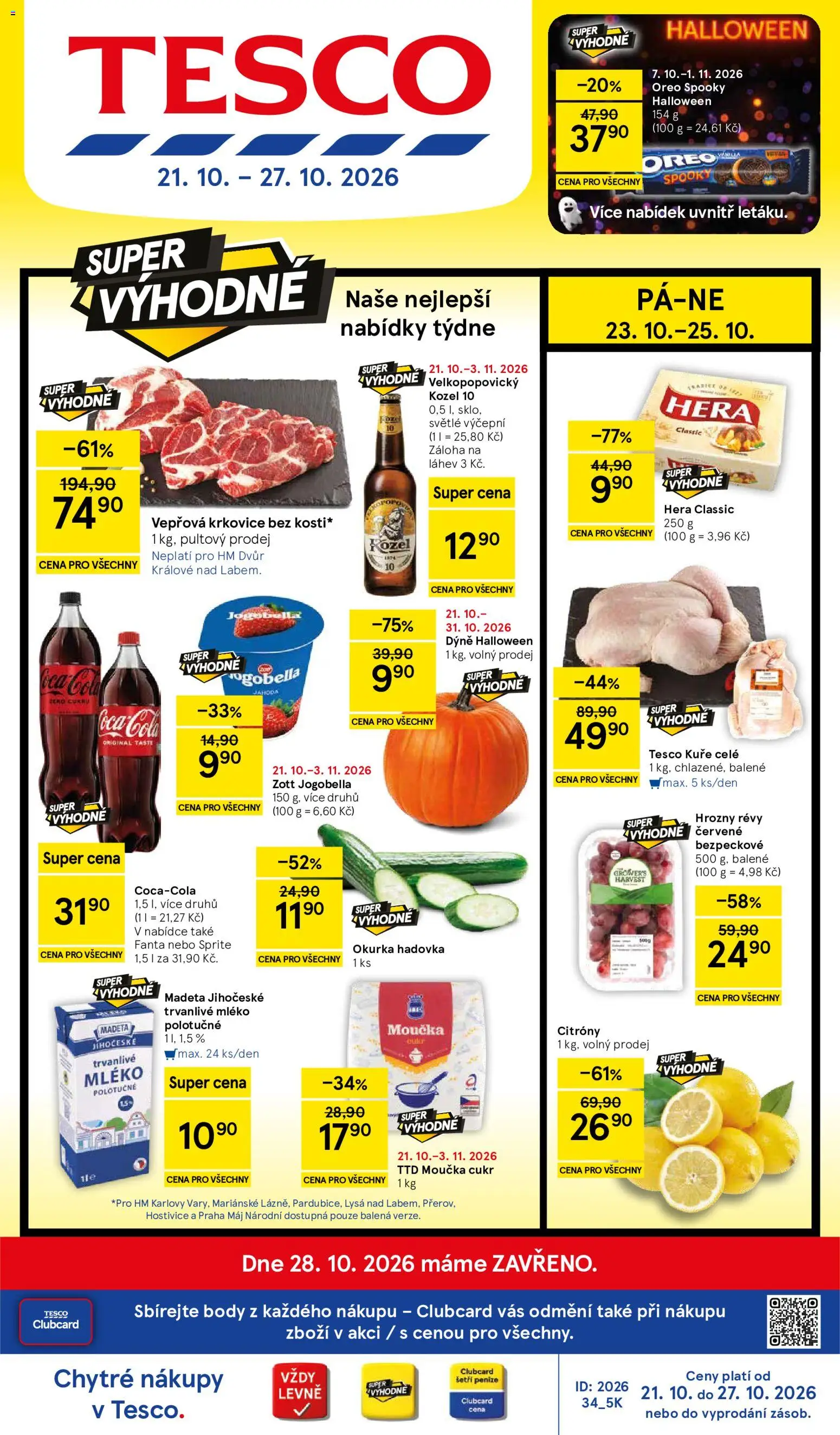 Náhled nabídky: Tesco Tesco leták - Hypermarket platný od 21.10.2026